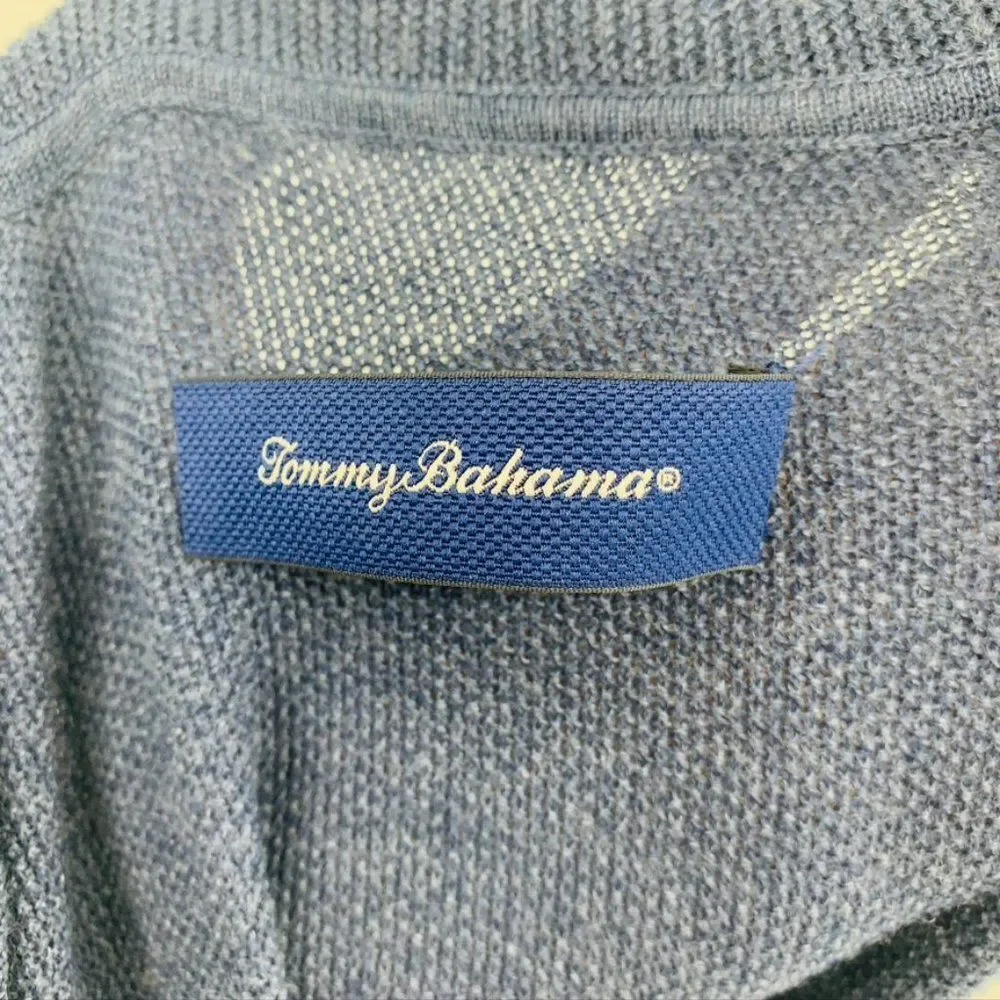 Tommy Bahama Mens 1/4‎ Zip Vest Sz M